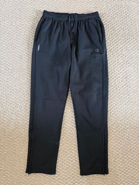 Champion Black Men's Joggers with Side Zipper Ankle